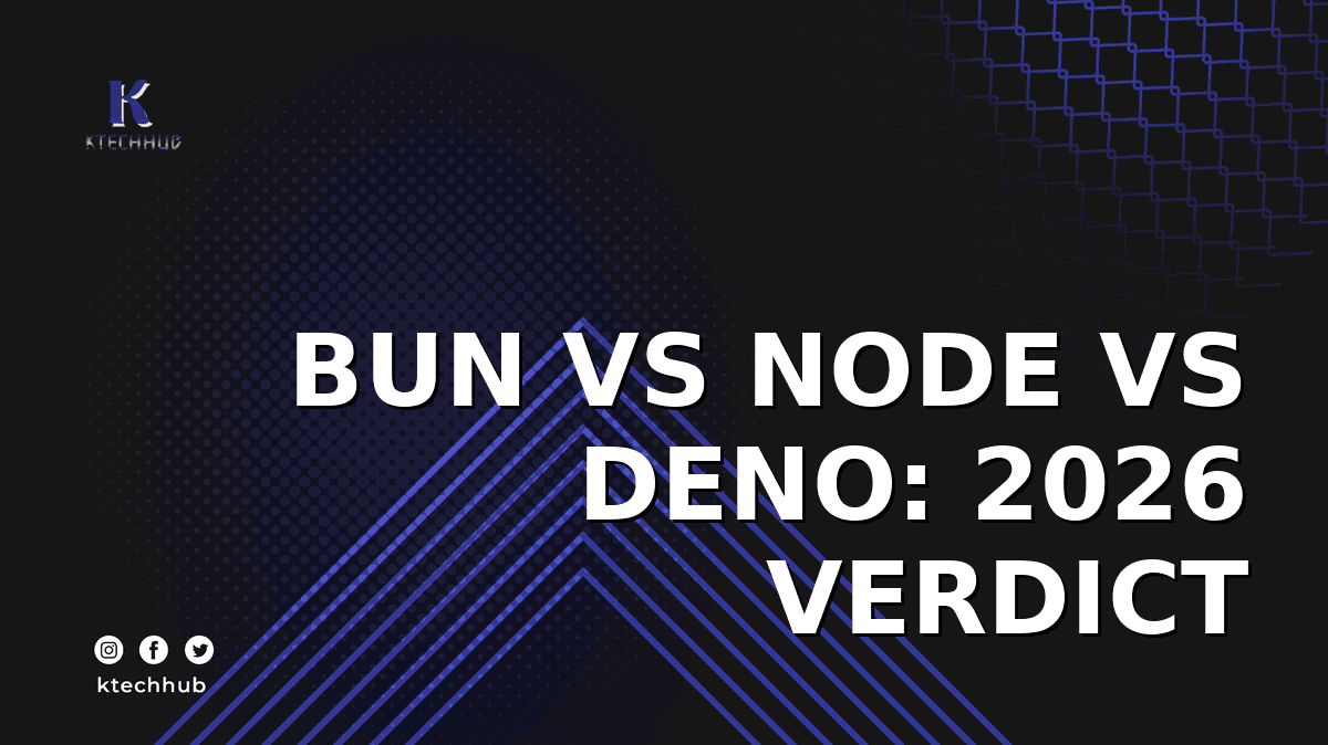 Bun vs Node vs Deno: Which One Actually Wins for a New Project in 2026